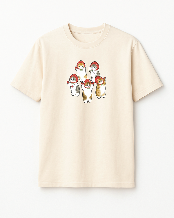 Strawberry Cats - Mofusand Tee