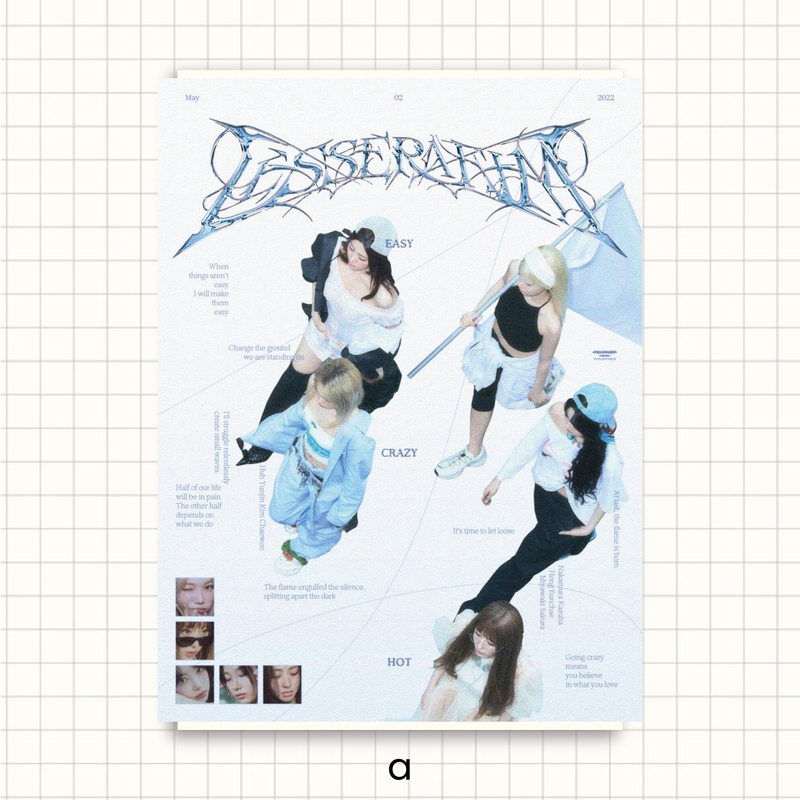 le sserafim A4 Posters – Xiro & Co - Main