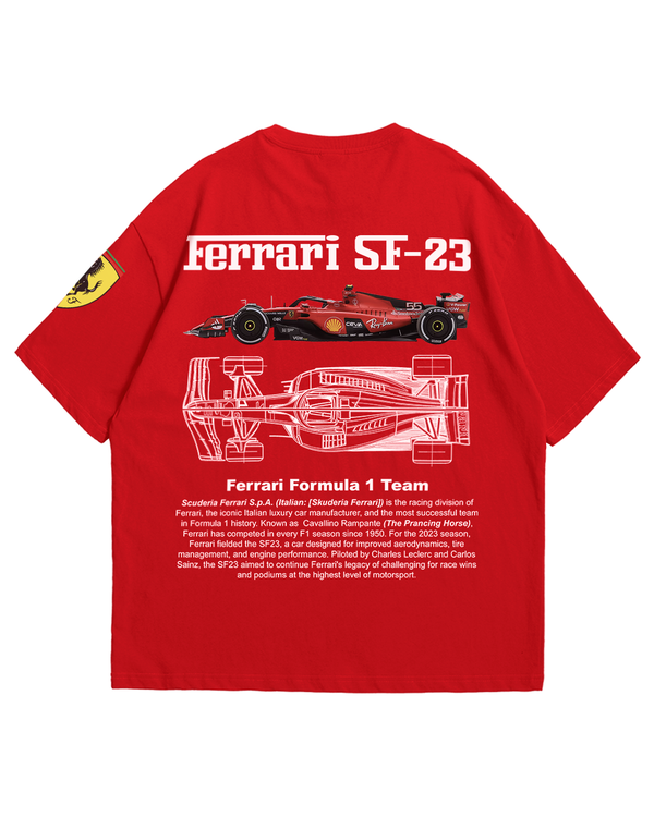 Ferrari Scuderia Drop Shoulder Tee
