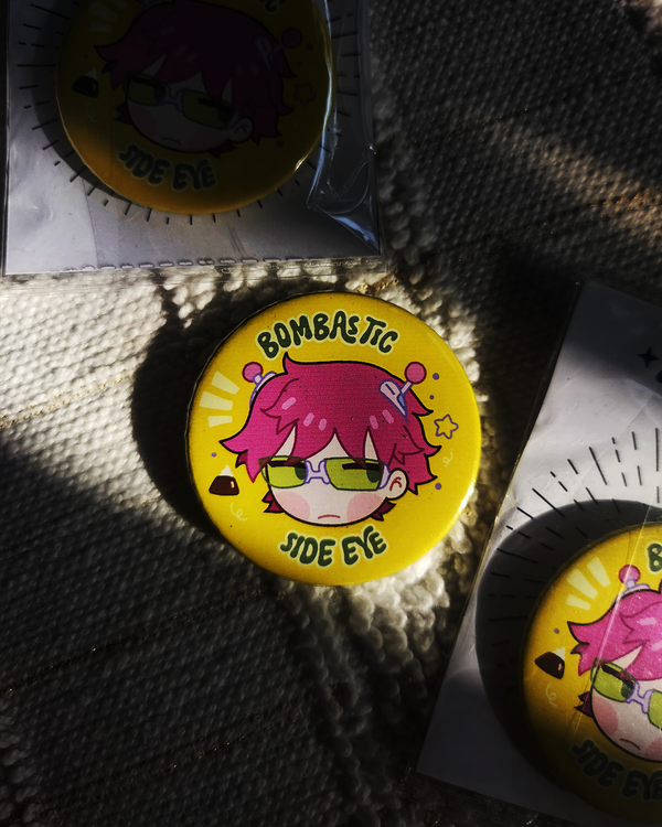 Psychic Side Eye – Saiki K Badge