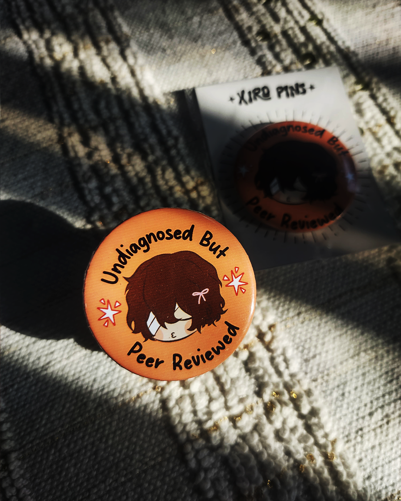 Undiagnosed but Peer Reviewed – Dazai Badge