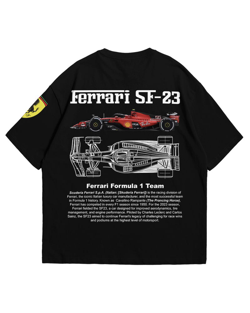 Ferrari Scuderia Drop Shoulder Tee