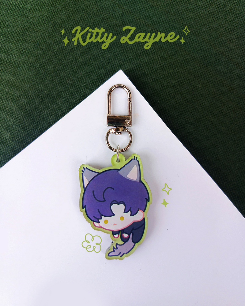Love and Deepspace Kitty Keychains