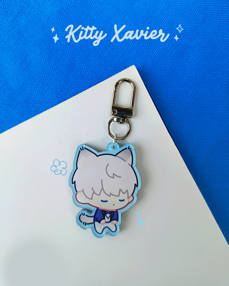 Love and Deepspace Kitty Keychains
