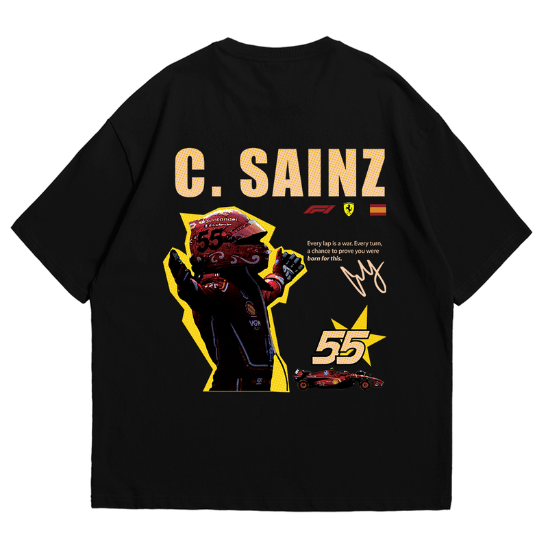 Sainz F1 Drop Shoulder Tee