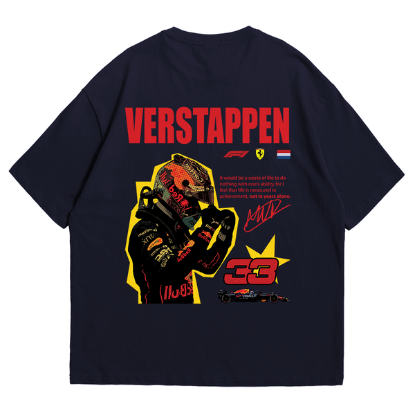 Verstappen F1 Drop Shoulder Tee